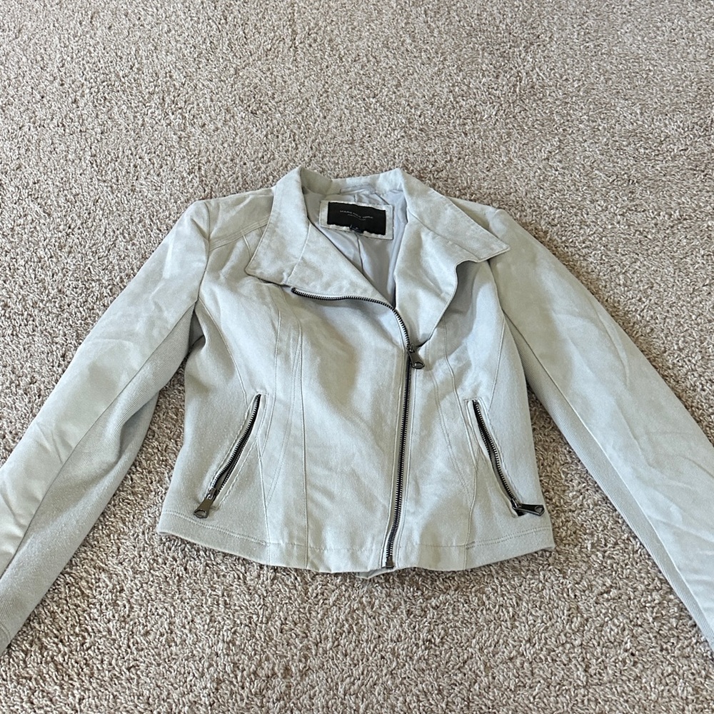 Women's Marc New York small Gray/blue  Moto Jacket